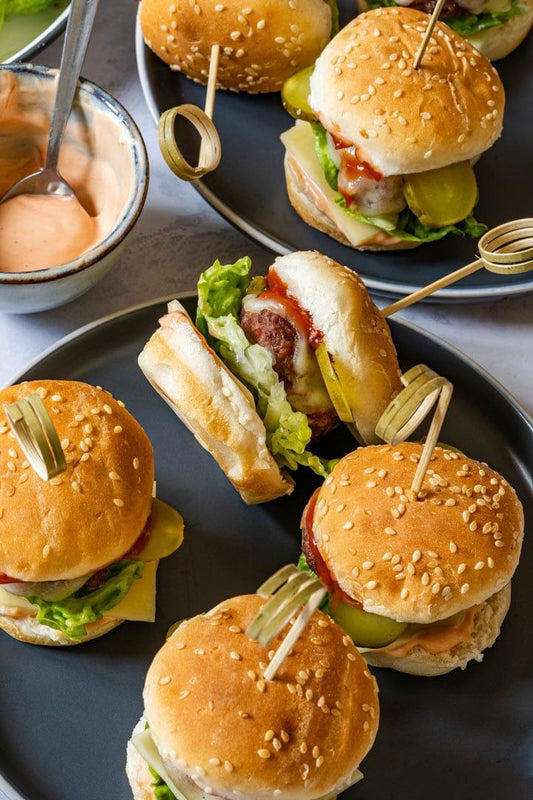 Box 20 mini cheese burger